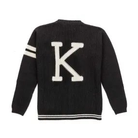 Cardigan Nero Lana Bambina Teen